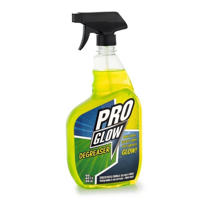 ProGlow degreaser product image, front of bottle